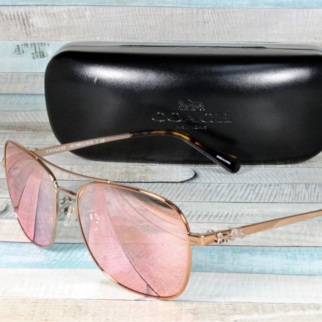 Coach Rose Gold 55mm Sunglasses